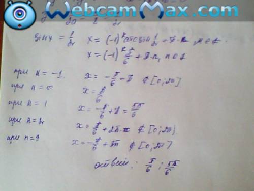 1) 2sinx-cosx=0 2) 5sinx+cosx=0 3) 2sinx-3cosx=0 4) 5sinx+3cosx=0 5) 2cos2x+4sinx=3, сколько решений