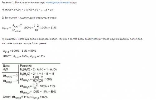 Іть буду вдячна) оксиген входить до складу води. обрахуйте масову частку оксигену у молекулі води.