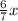 \frac{6}{7} x