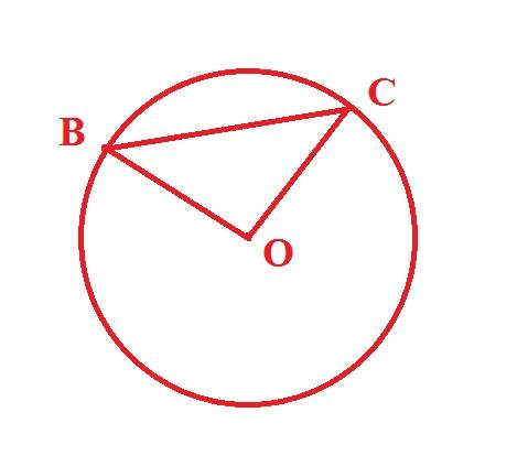 Bc- хорда окружности с центром o. найдите угол boc, если угол bco=50 гр. можно с рисунком, : )
