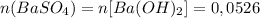 n(BaSO_4)=n[Ba(OH)_2]=0,0526