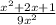 \frac{x^2+2x+1}{9x^2}