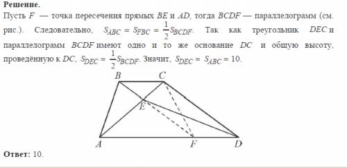 Втрапеции abcd (ad || bc, ad > bc) на диагонали ac взята точка e такая, что be||cd. докажите, что