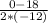 \frac{0-18}{2*(-12)}