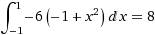 Найдите площадь фигуры ограниченной линиями y=6-6x^2 и осью абцисс