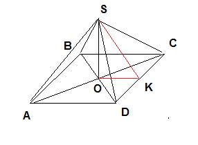 Найти высоту грани правильной прямоугольной пирамиды высотой 25 см и стороной основания 10см