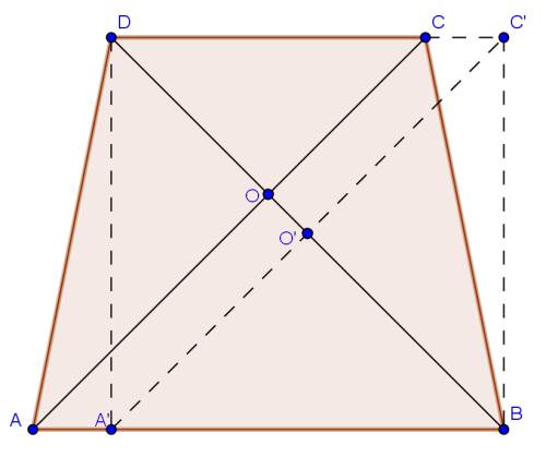 Докажите что в равнобочной трапеции с перпендикулярными диагоналями средняя линия равна высоте