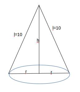 1. осевое сечение конуса правильного треугольника со стороной 10 см . найдите радиус и высоту конуса