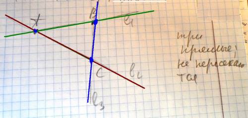 Отметьте три точки, не лежащие на одной прямой. проведите прямые, проходящие через каждые две из эти