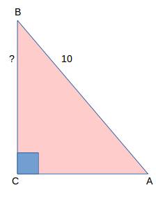 Впрямоугольном треугольнике авс, гипотенуза ав=10, cos(а)=0,8.найдите сторону вс.