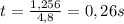 t=\frac{1,256}{4,8}=0,26s
