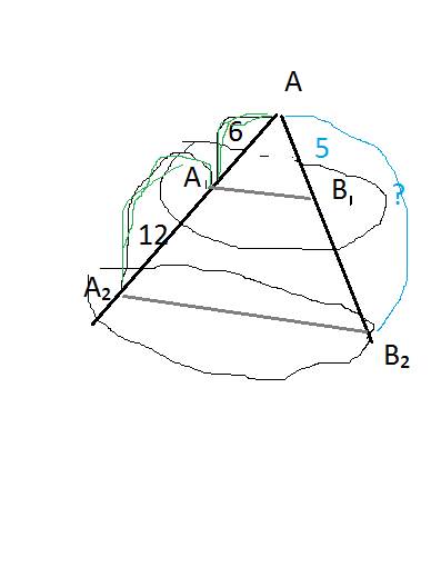 Парарельные плоскости а(альфа) и b(бета) пересекают сторону аb угла bac cооветсвенно в точка а1 и а2