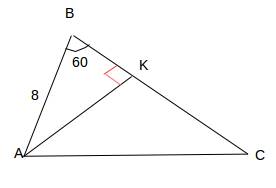 1)найти площадь треугольника авс если ав=8 , вс 3корня из 3, угол авс=60°