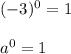 (-3)^0=1&#10;\\\\a^0=1