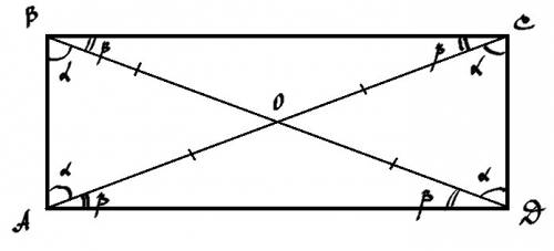 Докажите что если в параллелограмме диагонали равны то параллелограмм является прямоугольником ?