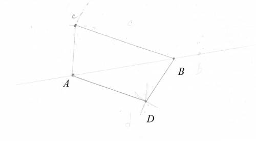 Построить четыре точки a b c и d по следующему условию точки c и d лежат по разные стороны от прямой