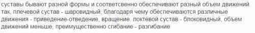 Як будова суглоба повязана з його функціями?