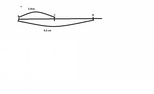 Найди отрезок вс если ав=9.2 см ас=2.4 см какая из точек лежит между двумя другими на луче с началом