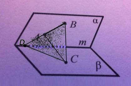 На рисунке точки а и в лежат в плоскости α, а с – в плоскости бетта. постройте линии пересечения пло