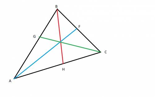 Начертите произвольный треугольник, обозначьте его биссектрисы. ! !