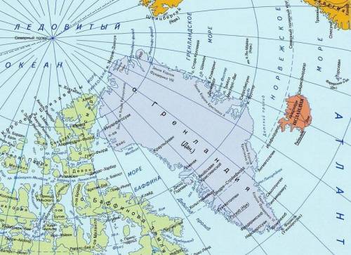 Составьте краткое описание острова гренландия