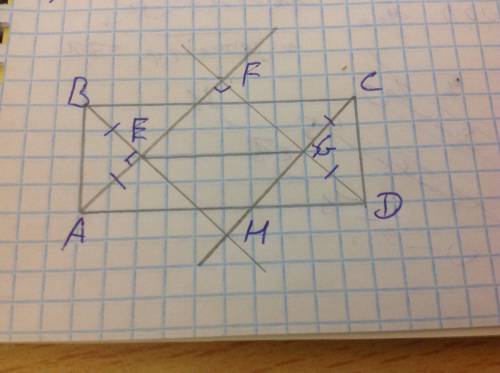 Докажите, что биссектрисы всех четырёх углов прямоугольника, не являющегося квадратом, при пересечен