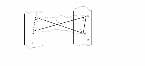 Точка к лежит между параллельными плоскостями α и α1. через точку k проведены прямые c и d,пересекаю
