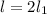 l = 2l_{1}