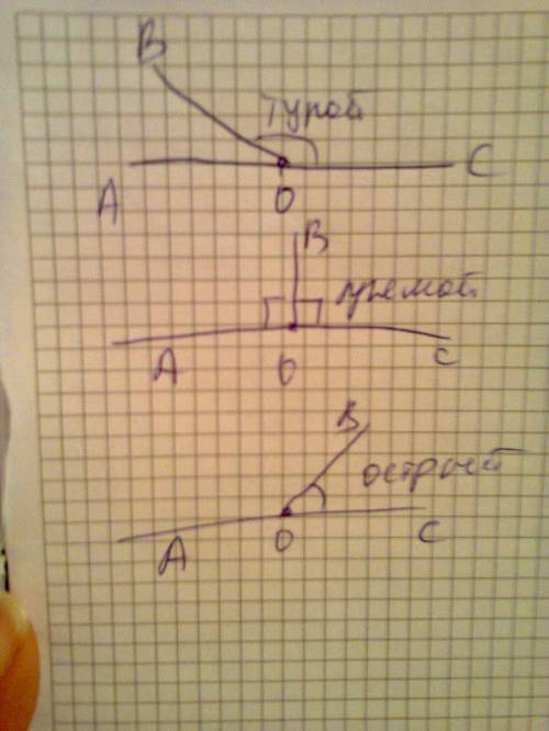 5класс.2)пусть углы aob и boc составляют развернутый угол . каким являются угол boc , если угол aob