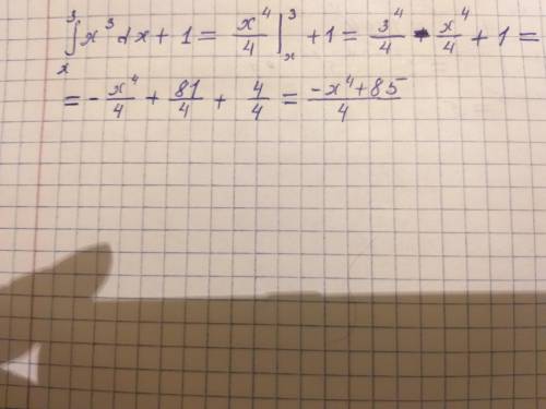 Решить [tex]\int\limits^3_x {x}^3 \, dx+/tex]