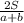 \frac{2S}{a+b}