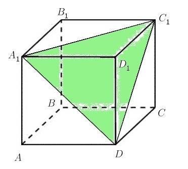 Вычислитель длину ребра куба abcda1b1c1d1, если известно, что периметр треугольника da1c1 равен 9√2