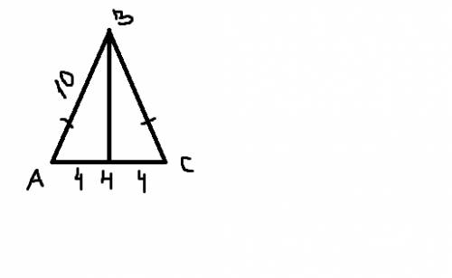 Боковые стороны равнобедренного треугольника равны 10, а основание равно 8. найдите радиус г вписанн
