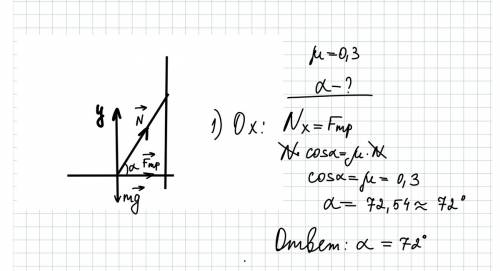 1.лестница массой 30 кг прислонена к гладкой вертикальной стене под некоторым углом к полу .коэффици
