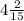 4\frac{2}{15}