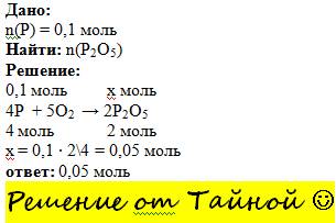 Яка кількість речовини фосфор(v) оксиду утворюється при взаємодії 0,1 моль фосфору з достатньою кіль