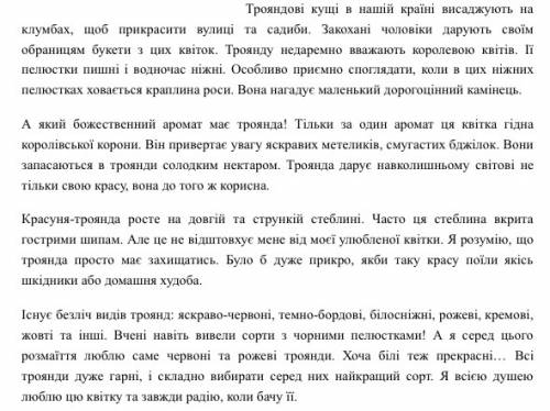 Написати твір моя улюблена квітка троянда