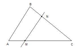 Точки mn лежат на стороне ac и bc треугольника abc соответственно, ac=16см, bc=12см, cm=12см, cn=9 д