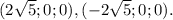 ( 2 \sqrt{5};0;0), (-2 \sqrt{5};0;0) .