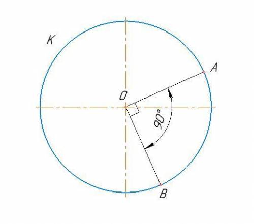 На рисунке о- центр окружности. угол аов=90 градусов, длина окружности равна 20см. найдите длину дуг