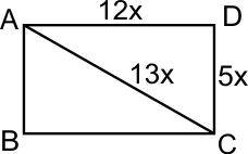 Прямоугольник периметр которого равен 544 см имеет измерения пропорциональные числам 5 и12 найдите д
