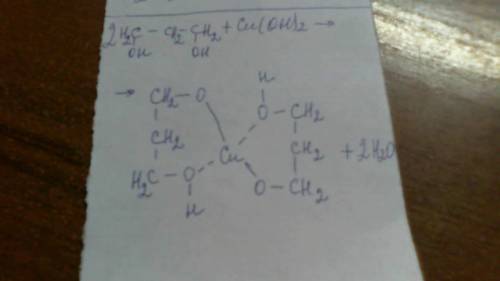 Решите ! свежеприготовленный осадок cu(oh)2 растворяется, если к нему добавить пропандиол-1,2 (напиш