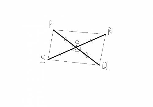 1)отрезки pq и rs имеют общую середину . докажите что ps=rq и pr=sq 2)дан угол boa между точками b и