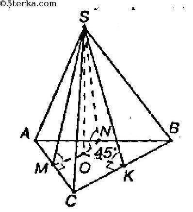 Желательно с рисунком.основание пирамиды равнобедренный треугольник,у которого основание 24см,а боко