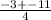 \frac{-3+-11}{4}