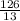 \frac{126}{13}