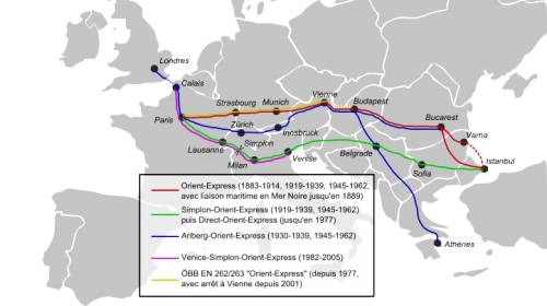 Восточный экспресс в 80-е гг. xix века осуществлял поездки между этими : 1 париж и 2 лондон и париж