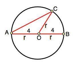 Если радиус окружности равен 4 см, то чему равна самая длинная хорда окружности ?