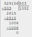 Решить примеры столбиком 84854: 406= 460756: 508= 4087140: 102= 529156: 503=