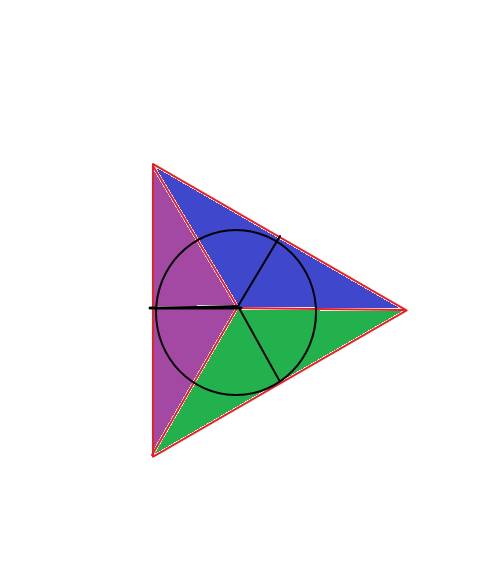 Найдите радиус окружности, вписанной в правильный треугольник со стороной 4 см.